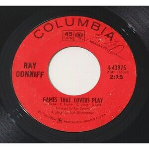 Ray Conniff Games That Lovers Play / Cabaret 45 RPM Vinyl Columbia VG Pop '66